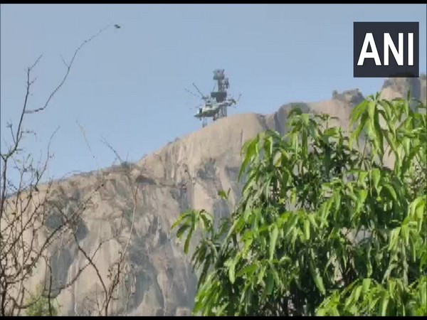 Rescue operations at Trikut hills where some cable cars collided (Photo/ANI)