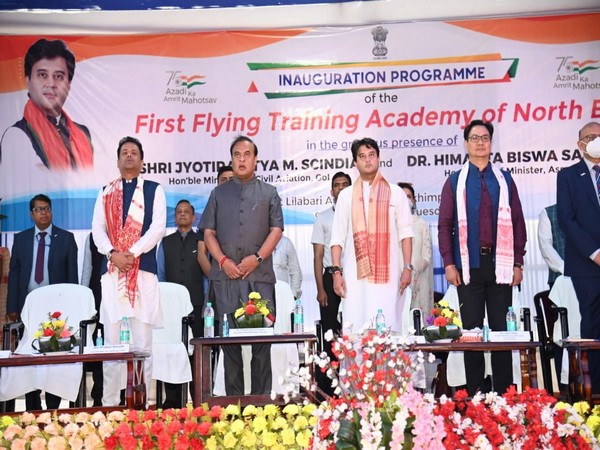 Jyotiraditya Scindia inaugurates NE's first Flying Training Organization (Photo/ANI)