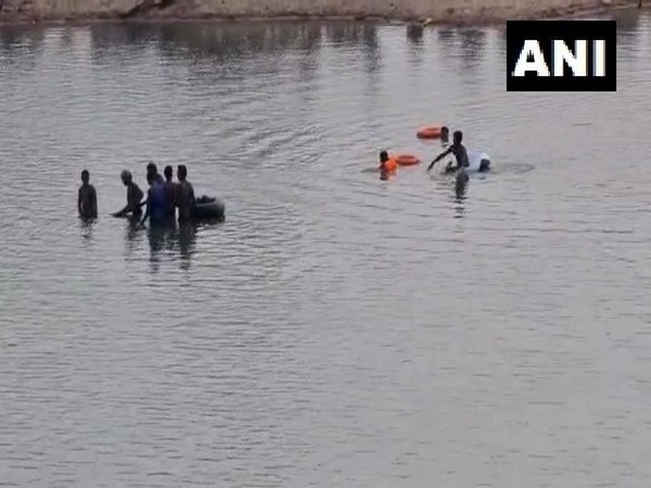 Rescuers at Kukda dam in Chhattisgarh (Photo/ANI)