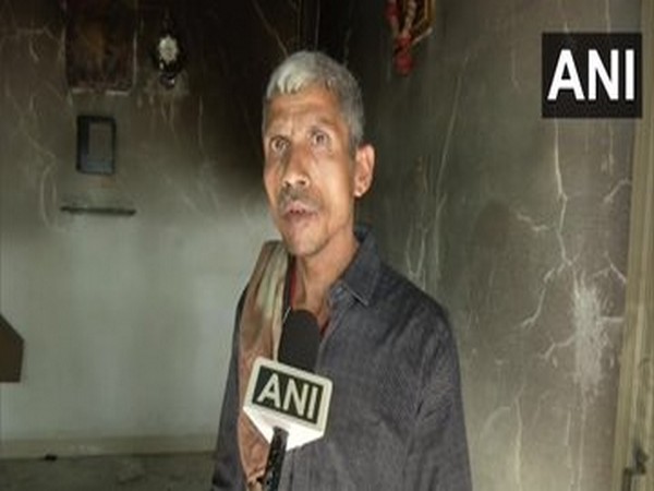 Mahesh Patil, a local resident of Khargone. (Photo/ANI)