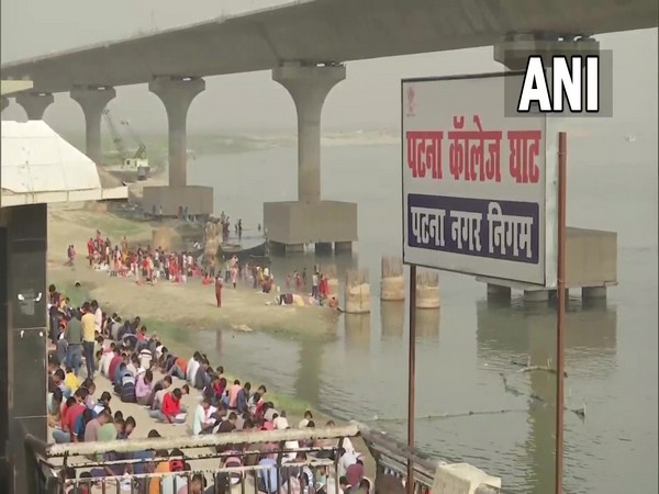 Patna College Ghat, Bihar (Photo/ANI)