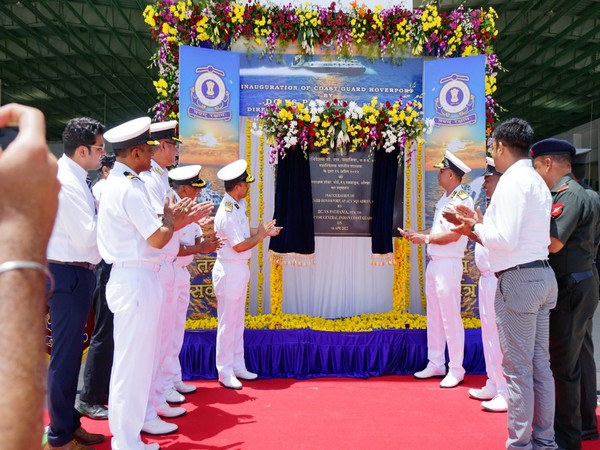 Indian Coast Guard DG VS Pathania inaugurates ICG hoverport at Okha