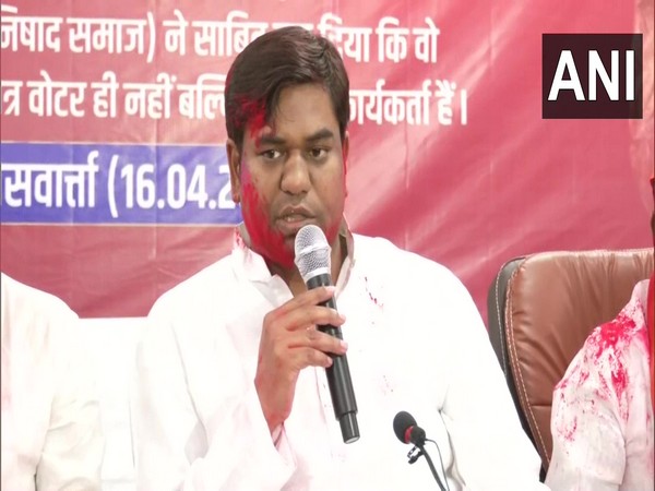 Vikassheel Insaan Party chief Mukesh Sahani (Photo:ANI)