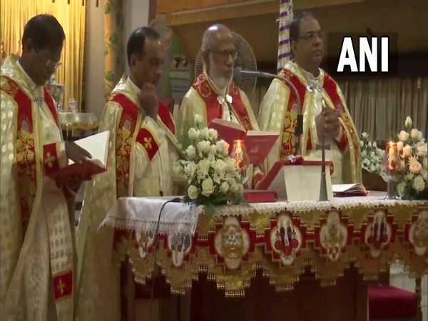 A visual of Easter celebrations from Kochi's St Mary's Cathedral Basilica. 