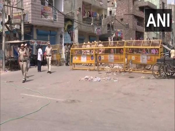 Clashes between two communities broke out in Delhi's Jahangirpuri on Saturday (Photo/ANI)
