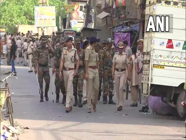 Delhi's Jahangirpuri area where clashes broke out on Saturday (Photo/ANI)