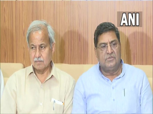 Rajasthan Minister Rajendra Singh Yadav (right) (Photo/ANI)