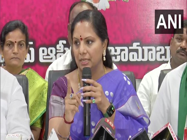TRS MLC K Kavitha (Photo/ANI)