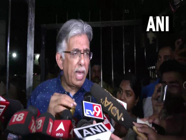 Senior lawyer Rizwan Merchant in Mumbai (Photo/ANI)