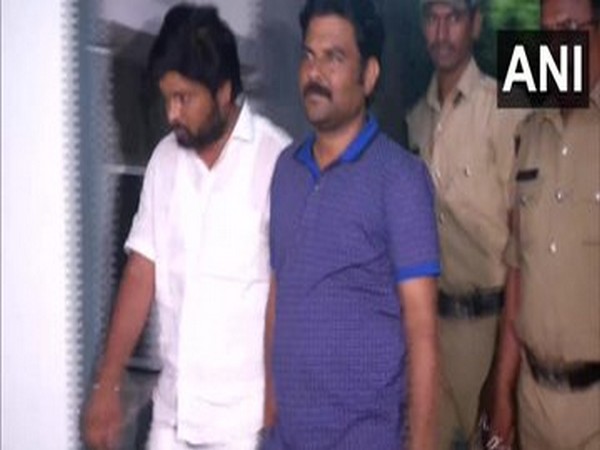 Rudragowda D Patil being detained by Karnataka CID