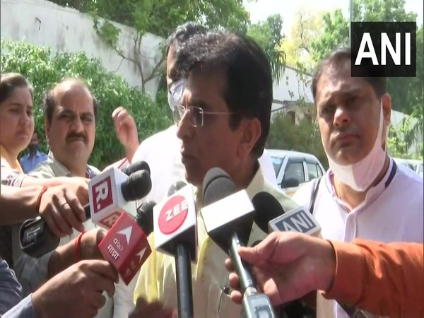 BJP leader Kirit Somaiya met Union Home Secretary (Photo/ANI)