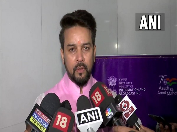 Union Minister for Information and Broadcasting Anurag Thakur (Photo/ANI) 