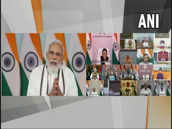 Prime Minister Narendra Modi address Chief Ministers over COVI19