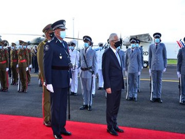 Mauritius PM commissioned newly procured PVD under Indian LOC (Photo Credit: Twitter)