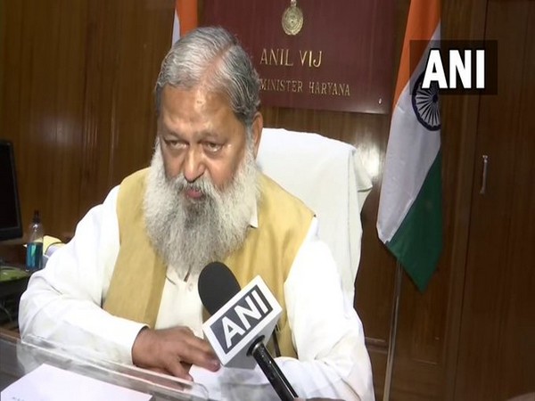 Haryana Home Minister Anil Vij. (Photo/ANI)