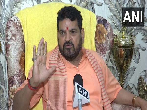 BJP MP Brijbhushan Sharan Singh. (PHoto/ANI)