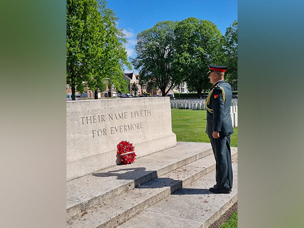 Belgium organizes wreath-laying ceremony remembering sacrifice of India Army soldiers during World War (Twitter: Indian Embassy in Brussels)