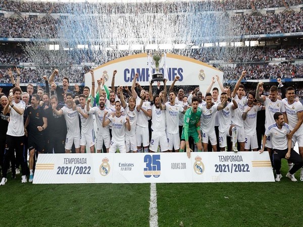 Real Madrid win La Liga (Photo: Twitter/Real Madrid)