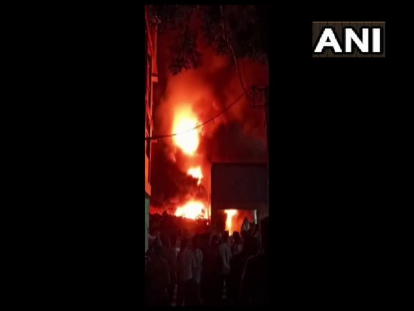 Fire in Hyderabad building (File Photo/ANI)
