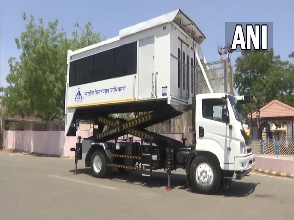 Ambulift at Rajkot Airport (Photo/ANI)