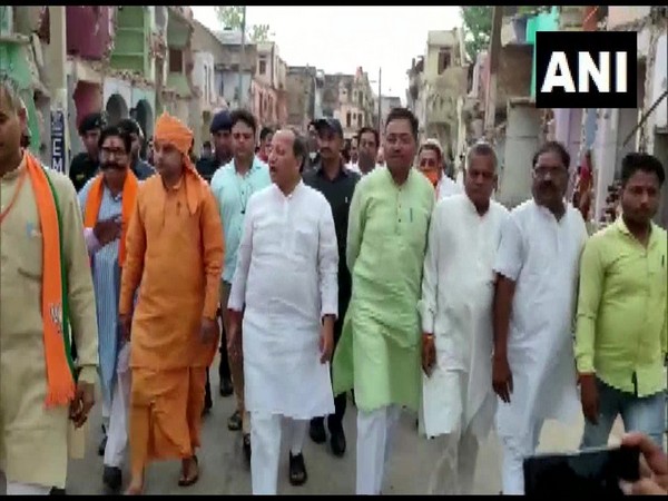  BJP delegation reaches the Alwar temple demolition site