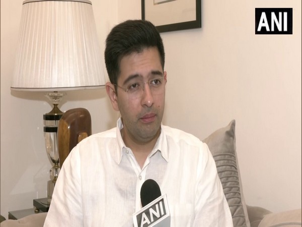 Aam Aadmi Party leader Raghav Chadha (Photo:ANI)