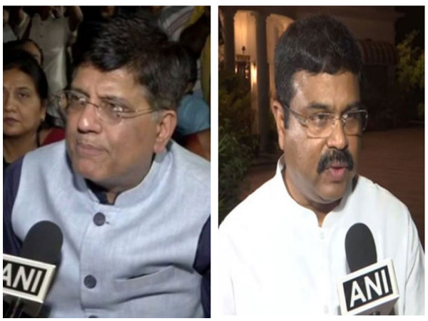 Union Minister of Commerce Piyush Goyal and Minister of Steel Dharmendra Pradhan (File Photo)