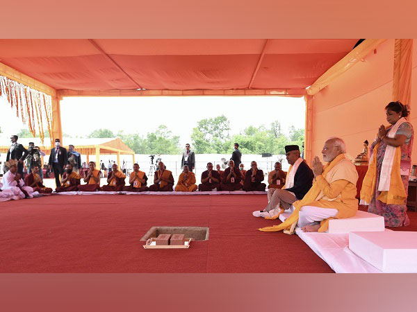 PM Modi lays foundation of Buddhist culture centre in Lumbini