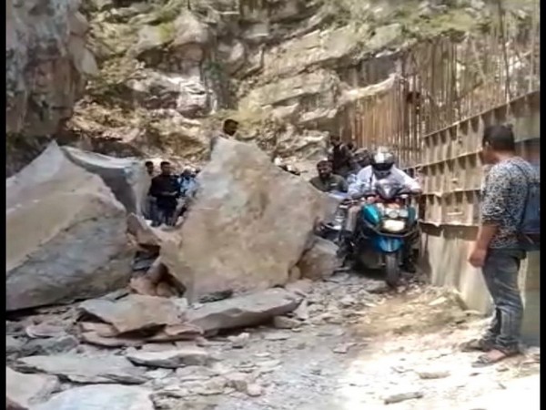 Visual from the Badrinath Highway 07, Uttarakhand (Photo/ANI)