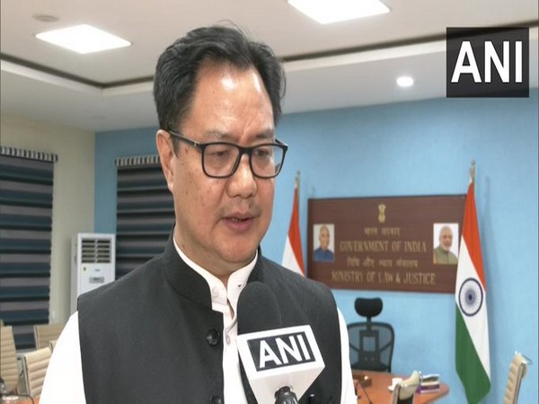 Union Law Minister Kiren Rijiju (Photo/ANI)