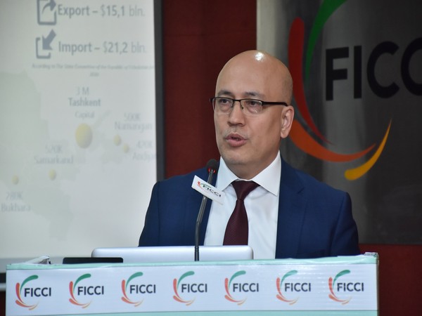 Uzbekistan's Deputy Minister of Foreign Affairs Furkat Sidikov (Photo: Twitter/@ficci_india)