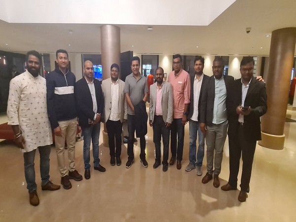 Telangana Minister KT Rama Rao at London airport