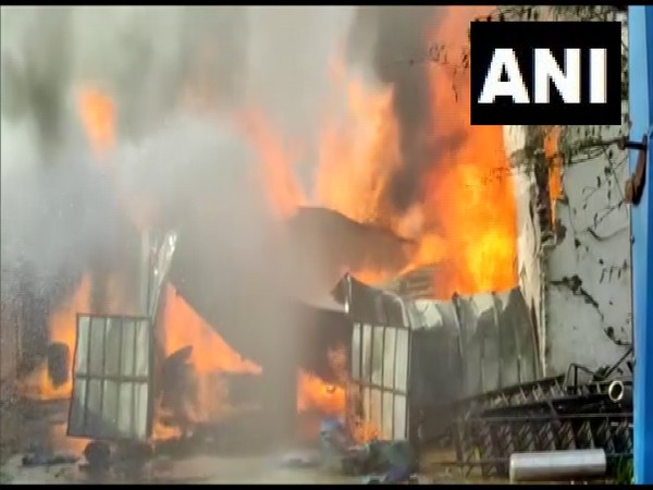 Visuals from factory in Pithampur (Photo/ANI)