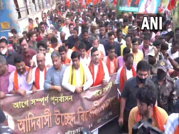 BJP protest in Birbhum