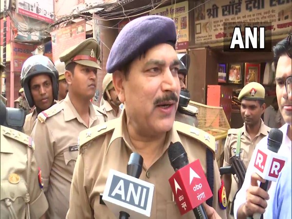 RS Gautam, Deputy Commissioner of Police, Kashi Zone, UP (Photo/ANI)