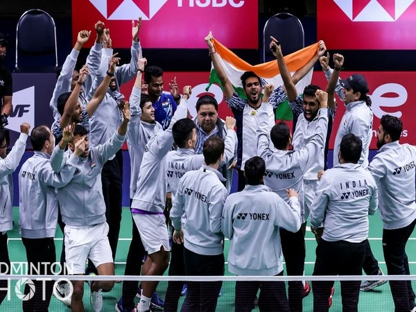 Indian badminton team captured the Thomas Cup for the first time ever. (Photo- Lakshya Sen)