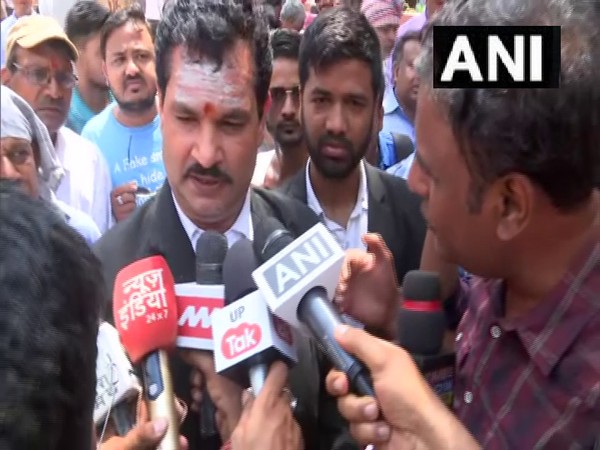 Sudhir Tripathi, advocate representing the Hindu side (Photo:ANI)