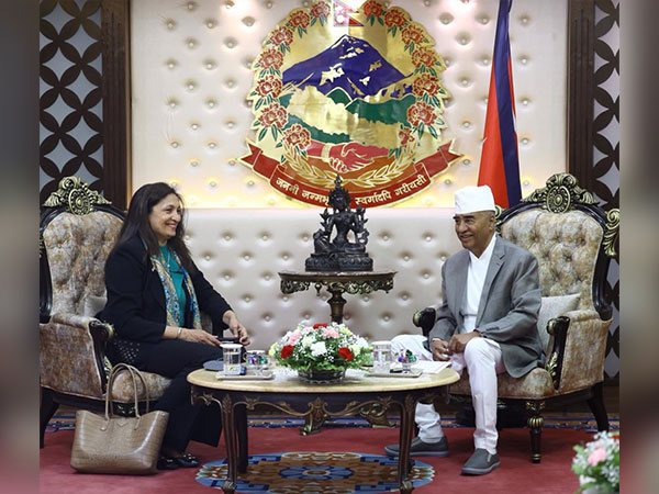 US Special Coordinator for Tibetan Issues Uzra Zeya and Nepal Prime Minister Sher Bahadur Deuba (Photo/Twitter)