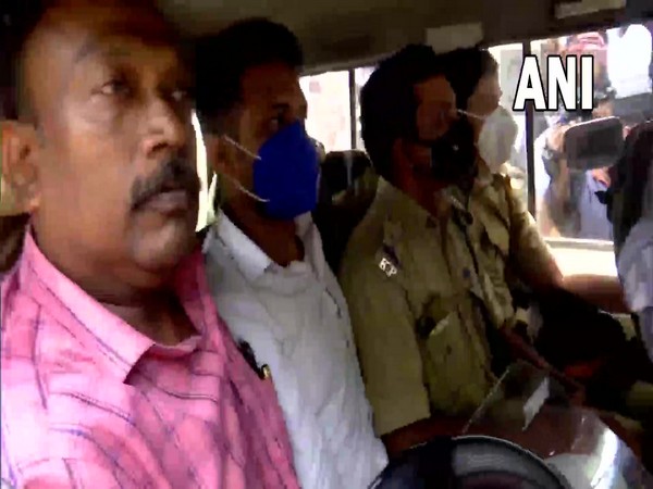 Kiran Kumar being taken out of Kollam court (Photo/ANI) 