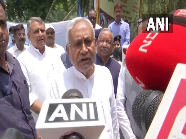 Bihar Chief Minister Nitish Kumar in Patna (Photo/ANI)