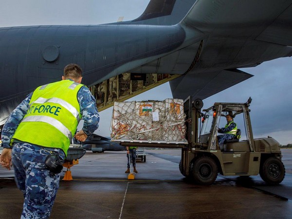 India delivers consignment of Disaster Relief Supplies to Tonga (Image Credit: Twitter/@HCI_Suva)