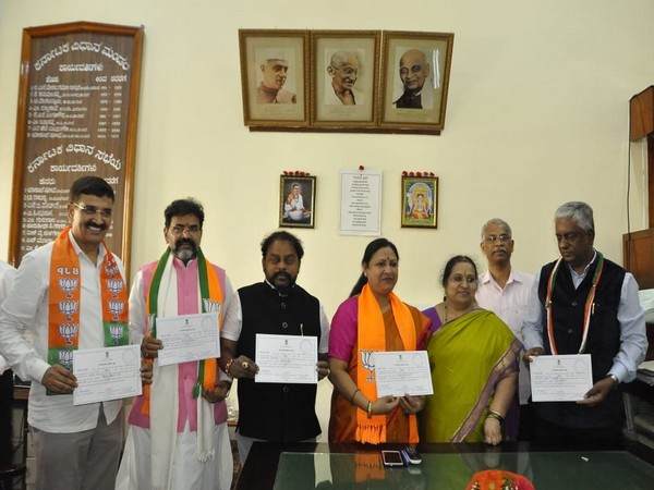 Elected members of Karnataka Legislative Council (Photo/ANI)