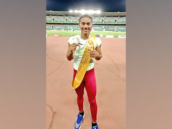Hima Das. (Photo- Athletics Federation of India Twitter).