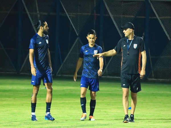 Indian team during practice (Photo: Twitter/Indian Football)