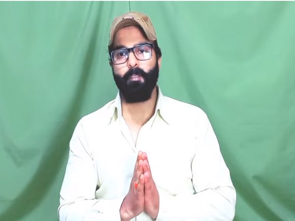 Kashmir-based Youtuber, Faisal Wani (Photo/ANI)