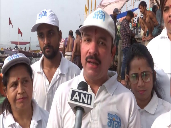 Rajesh, Namami Gange volunteer (Photo/ANI)