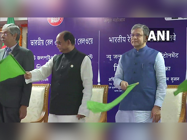 Railway Minister Ashwini Vaishnaw flags off third passenger India-Bangladesh train (Photo:ANI)