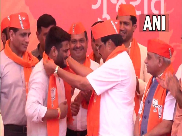 Hardik Patel joins BJP (Photo:ANI)