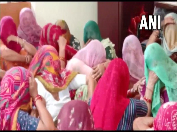 Grief-stricken family members of Vijay Kumar at their residence in Rajasthan's Hanumangarh.