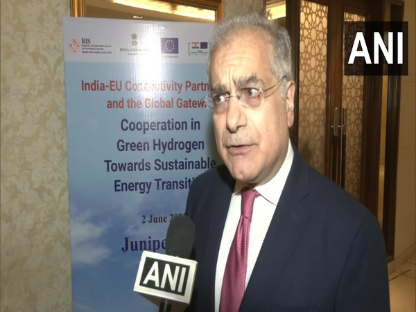 Ambassador of the European Union to India and Bhutan Ugo Astuto speaking to ANI